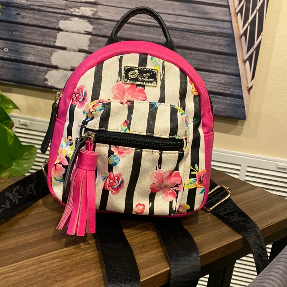 Luv Betsy by Betsy Johnson Backpack  size 7x9x4